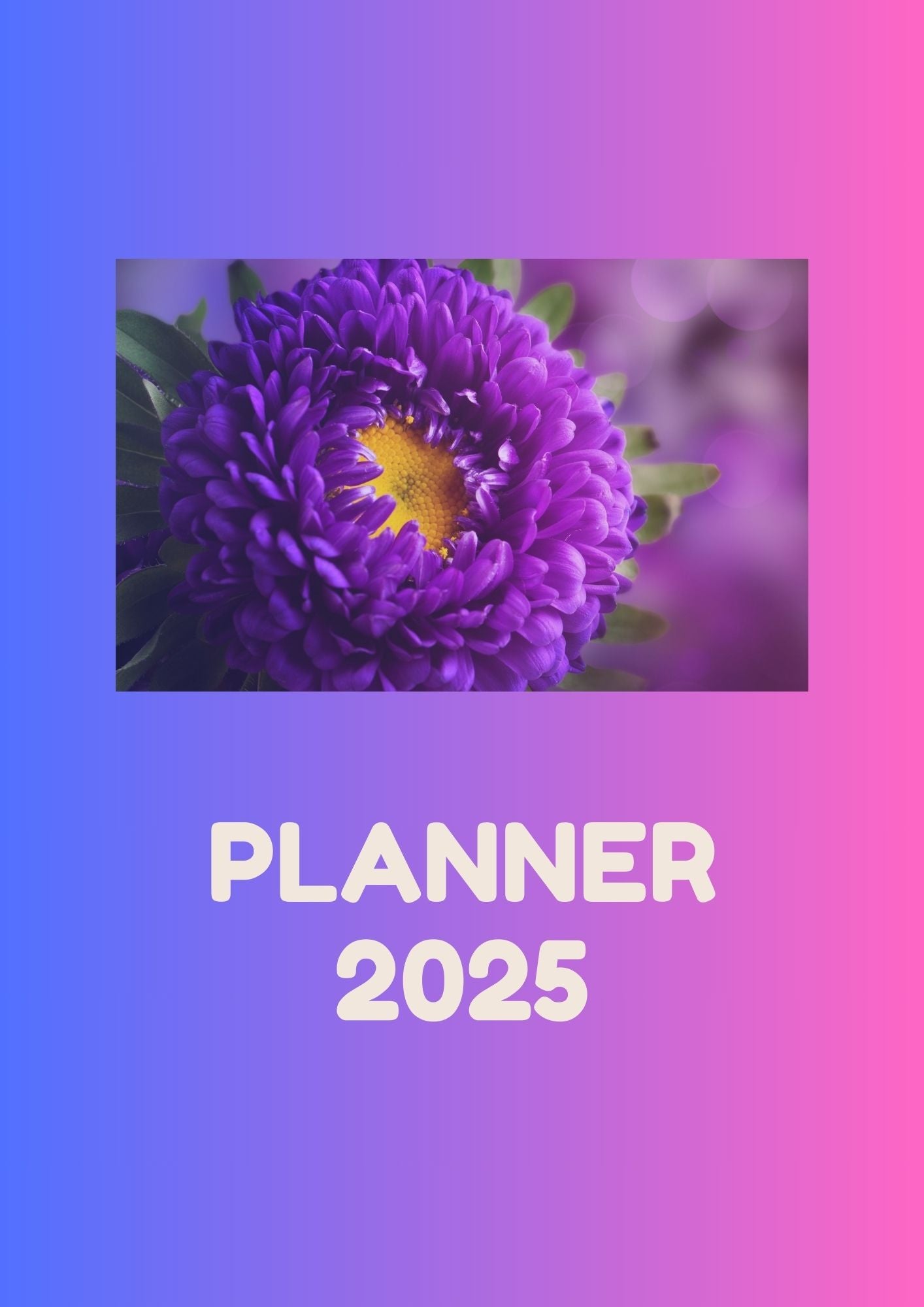 Digital Purple Planner 2025